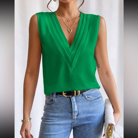 Luxe V neck blouse - Picture 8 of 15